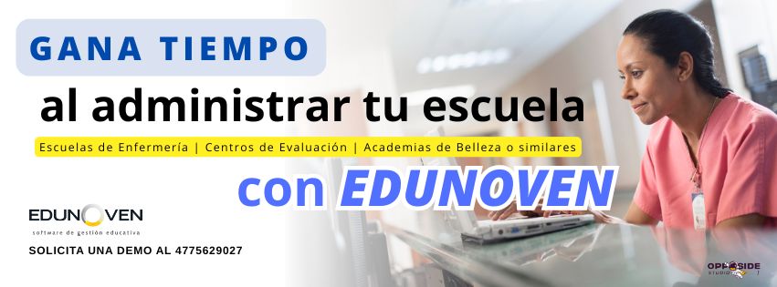 EDUNOVEN, la plataforma de gestión academica única en su tipo.